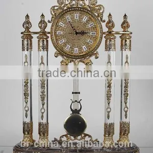 Crystal Glass Clock thumbnail-1