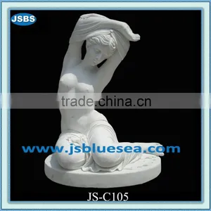 Indoor Decorative Marble Nude Women Statue thumbnail-1