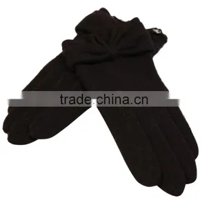 Cold Proof Touchscreen Cashmere Gloves thumbnail-2
