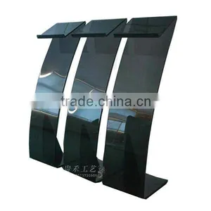Black Magazine Display Rack 2015 New Acrylic Brochure Stand, Magazine Shelf thumbnail-1
