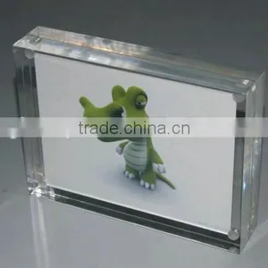 Transparent Clear Acrylic Open Hot Sexy Girl Photo or Photo Picture Frame thumbnail-6