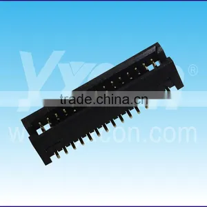 Dongguan Supplier 1.27mm Pitch Vertical SMD Two Rows With Locating Pegs Box Header thumbnail-5