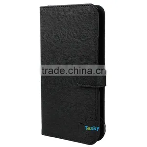 Ultra Slim Cover Stitch Flip Folio PU Leather Case For HTC Desire 826 Wallet Case Magnet thumbnail-1