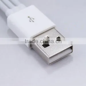 3 in 1 High Speed White Color Multi Usb Line TPE Charging Data Cable thumbnail-4