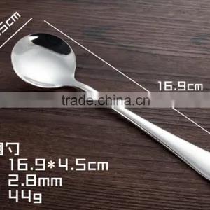 Stainless Steel Round Spoon With Nice Polishing for Home-using or Restaurant Using thumbnail-4