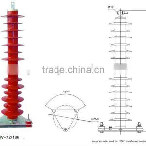 110KV Anti-pollution Type Arrester Used in Neutral Point of Transformer thumbnail-1