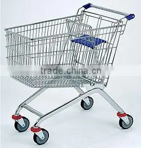 Dachang Manufacturer Supermarket Shopping Trolley Chrome, Galvanized, Electoplated thumbnail-1