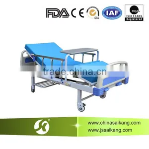 Adjustable Hydraulic Manual Hospital Bed (CE&FDA) thumbnail-1