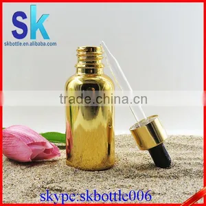 Golden Luxury 30ml Essential Oil Glass Bottle for Smoke Oil Supplier's Choice thumbnail-4