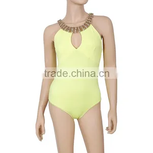 Women's Fashion Fashion Custom Made Beaded Knit Ladies Jumpsuits thumbnail-4
