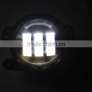 Motor Head Light 7' Round Truck LED Headlight 12v Head Light for Halo Harley 4x4 Jeep thumbnail-3