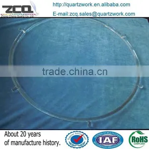 Clear Or Opaque Diverse Of Quartz Glass Ring Fused Silica Hoop thumbnail-1