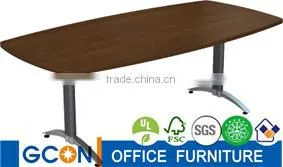 Simple Modern Steel Legs Office Conference Table thumbnail-3