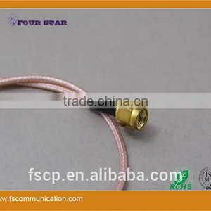 RG316 Cable Assembly With SMA RP-Female Bulkhead to SMA RP-Male Connector thumbnail-5