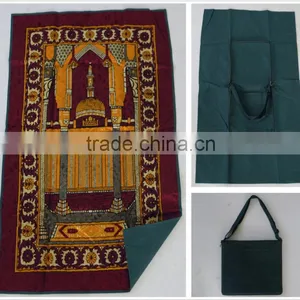 Prayer Carpet With Bag Hajj Gift thumbnail-2