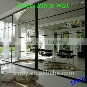 High Quality Wardrobe Mirror Glass for Decoration With CAT I and CAT II thumbnail-1