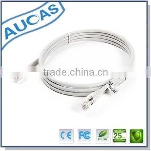 Cat5e UTP White Flat Patch Cable/patch Cord Cable thumbnail-1