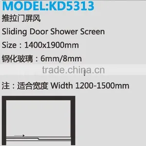 Hot Sale Tempered Glass Shower Cubicle Price KD5313 thumbnail-2
