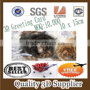 Guangzhou Lifeng 3D Greeting Card With Music and Led for yr Holiday/gift/chrismas thumbnail-1