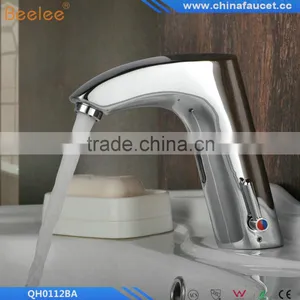 Bathroom Sink Faucet Brass Finish With Automatic Sensor (Hot and Cold)(QH0112BA) thumbnail-5