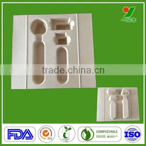 Renewable Paper Protection Pulp Customize Tray Display Recycled Replacing Plastic and Polycell Foam thumbnail-3