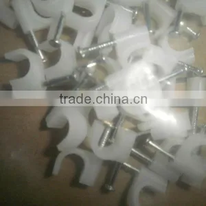 Supply Nail Wire Clips/plastic Cable Clips/nail Cable Clamps 28mm thumbnail-1