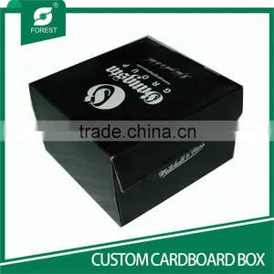 HIGH QUALITY BLACK SHOE PACKING BOX FOLDING CARDBOARD BOXES thumbnail-6