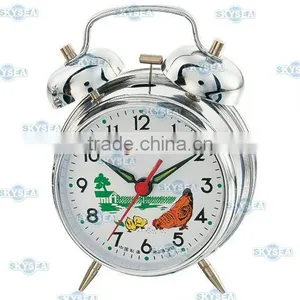3 Inch Metal Case Mechanical Alarm Clock, Desktop Clock, Bedside Clock thumbnail-4