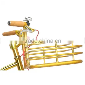Aluminum Alloy Basket Onebody With Alloy Fixie Handlebar Fixie Single Speed Bicycle Parts thumbnail-1
