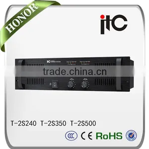 ITC T-2S240 Series 240W 350W 500W 2 Channel Mono Audio Power Amplifier thumbnail-3