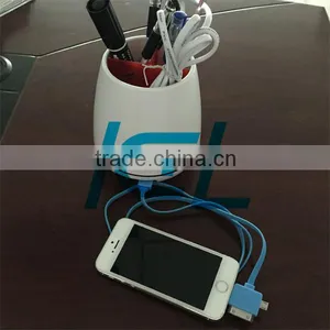 New Flower Pot for Decor With Usb Charging Port Flower Pot thumbnail-1