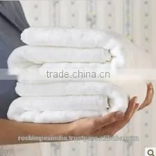 WHITE TERRY CLOTH COTTON HOTEL TOWELS thumbnail-1