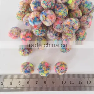 Factory Supply DIY Crafts Terylene Mixed Color Pompoms Toys for Kids or Wedding Party Decoration thumbnail-3