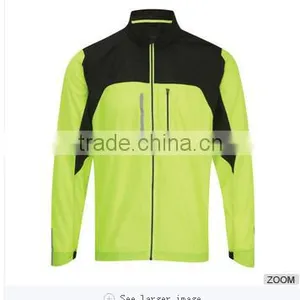 Fluo High Visibility Lightweight Windproof Running Jacket thumbnail-1
