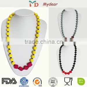 Mix Style Silicoen Teething Beads Necklace thumbnail-3