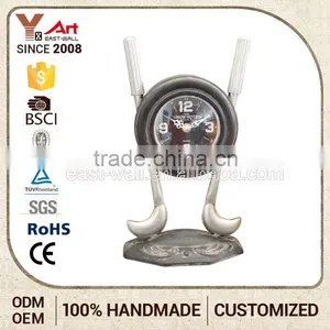 Personalized Art Work Craft Bike Metal Table Clock thumbnail-1