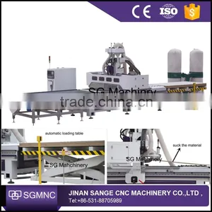 Loading And Unloading System Atc Cnc Nesting Router thumbnail-2