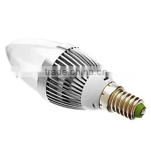 E14 3W RGB Light Remote Controlled LED Candle Bulb (85-265V) thumbnail-2