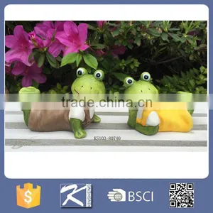 Home & Garden Decor Ceramic Frog Statue thumbnail-3