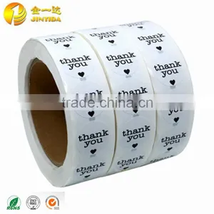 OEM Custom Printing Roll Blank Sticker Labels thumbnail-1