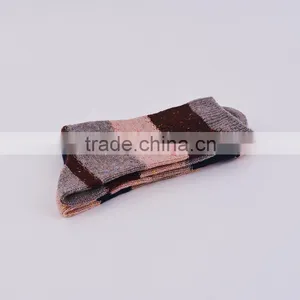 96N Double Cylinder Lady Marl Yarn Casual Crew Socks Wholesale thumbnail-3