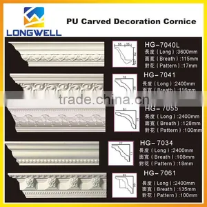 Polyurethane Carved Corner Cornice for Home & Interior Decoration thumbnail-5