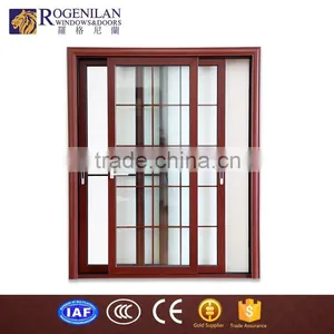 ROGENILAN 80# Customized Glass Door Villa Entrance Modern Sliding Glass Balcony Sliding Doors thumbnail-3