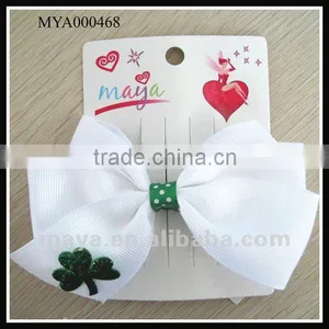 St. Patrick's Day Hair Bows thumbnail-1
