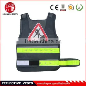 Reflective Fluorescent Safety Vest Blue thumbnail-1