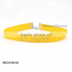 2016 New Design Fashion Adjustable Ribbon Necklace Wholesale thumbnail-1