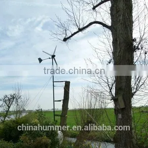 CE Certified Hummer 500w/1kw/2kw Wind Power System Home Power Battery Charging thumbnail-4