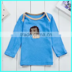 Factory Supply Embroidery Infant Boys Shirt in Cotton thumbnail-2