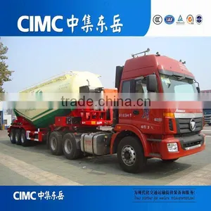 CIMC Brand 3 Axle Cement Bulker Banana Type New Produce thumbnail-4