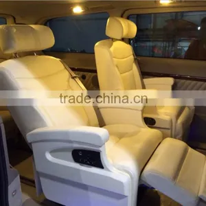 Luxury Car Seat for Kinds of MPV Conversion With Adjustable Foofrest Headrest thumbnail-5